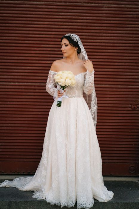Rochie de mireasă din dantelă