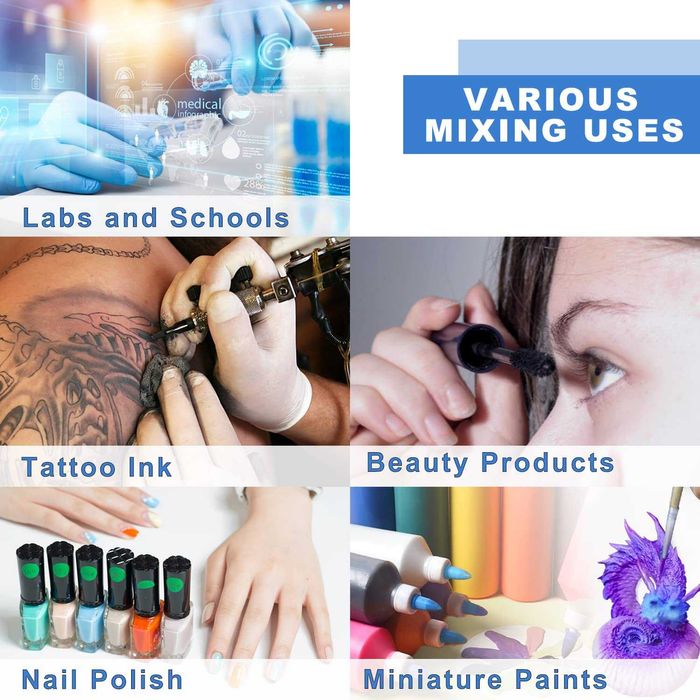 ONiLAB Vortex миксер с функция докосване, 120бр. 7/32 инча топки,черен