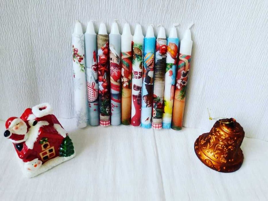 Колекция Есенни ,тема Лято ,Великденски и  Коледни свещи 1.20лв/бр