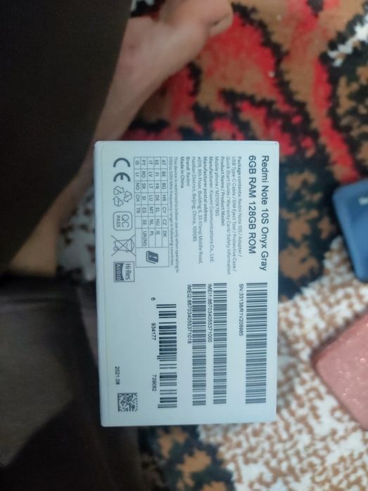 Redmi note 10S 6/128 tez va arzon narxda sotiladi
