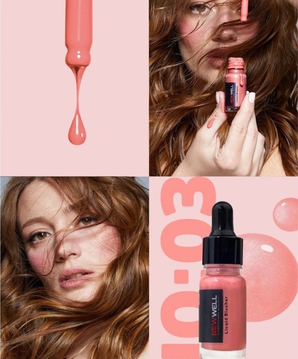 Жидкие румяна new well