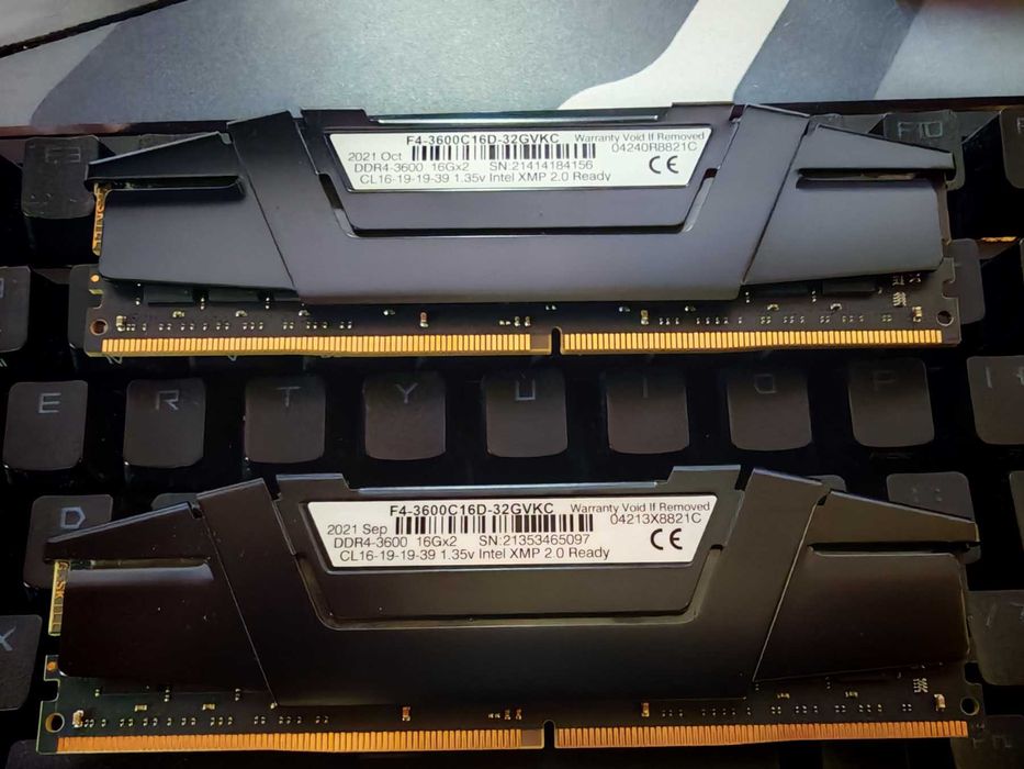Рам Памет G.SKILL Ripjaws V Black 32GB (2x16GB) 3600Mhz DDR4