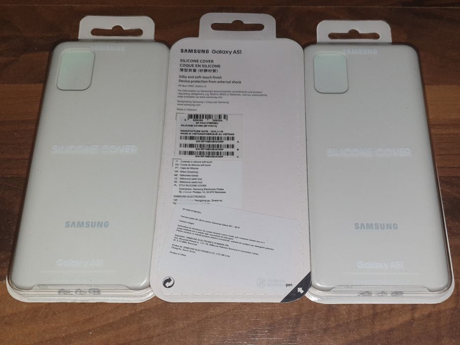 Husa silicon originala Samsung Silicone Cover Galaxy A51 4G LTE A515