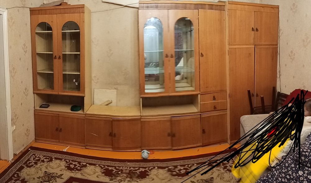 Отдам стенку можно поставить раздельно