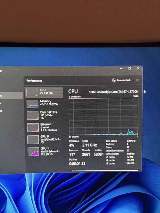 ASUS TUF F15 Gaming – i7 12700H / RTX 3050 Ti / 16GB RAM / SSD 512GB /