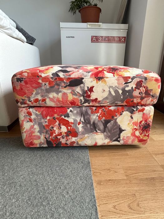 Taburet stofa 70x70 cm, h=40 cm