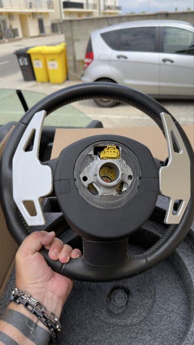 Vand volan Audi a5 cu airbag comenzi padele si husă