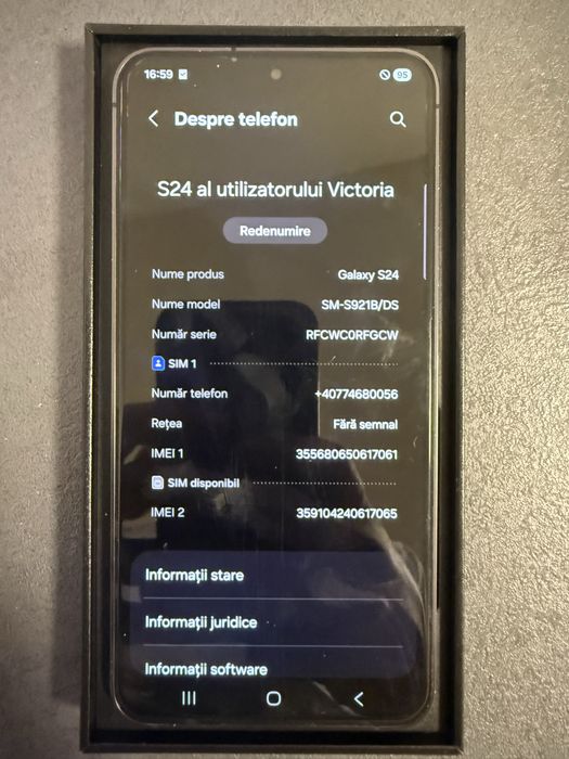 Samsung Galaxy s24 + husa LaterCase