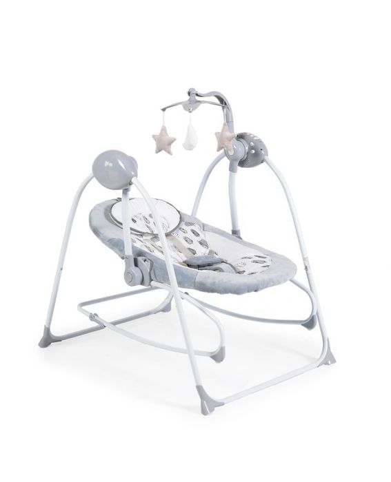 Електрическа бебешка люлка Moni - Rhea, сива