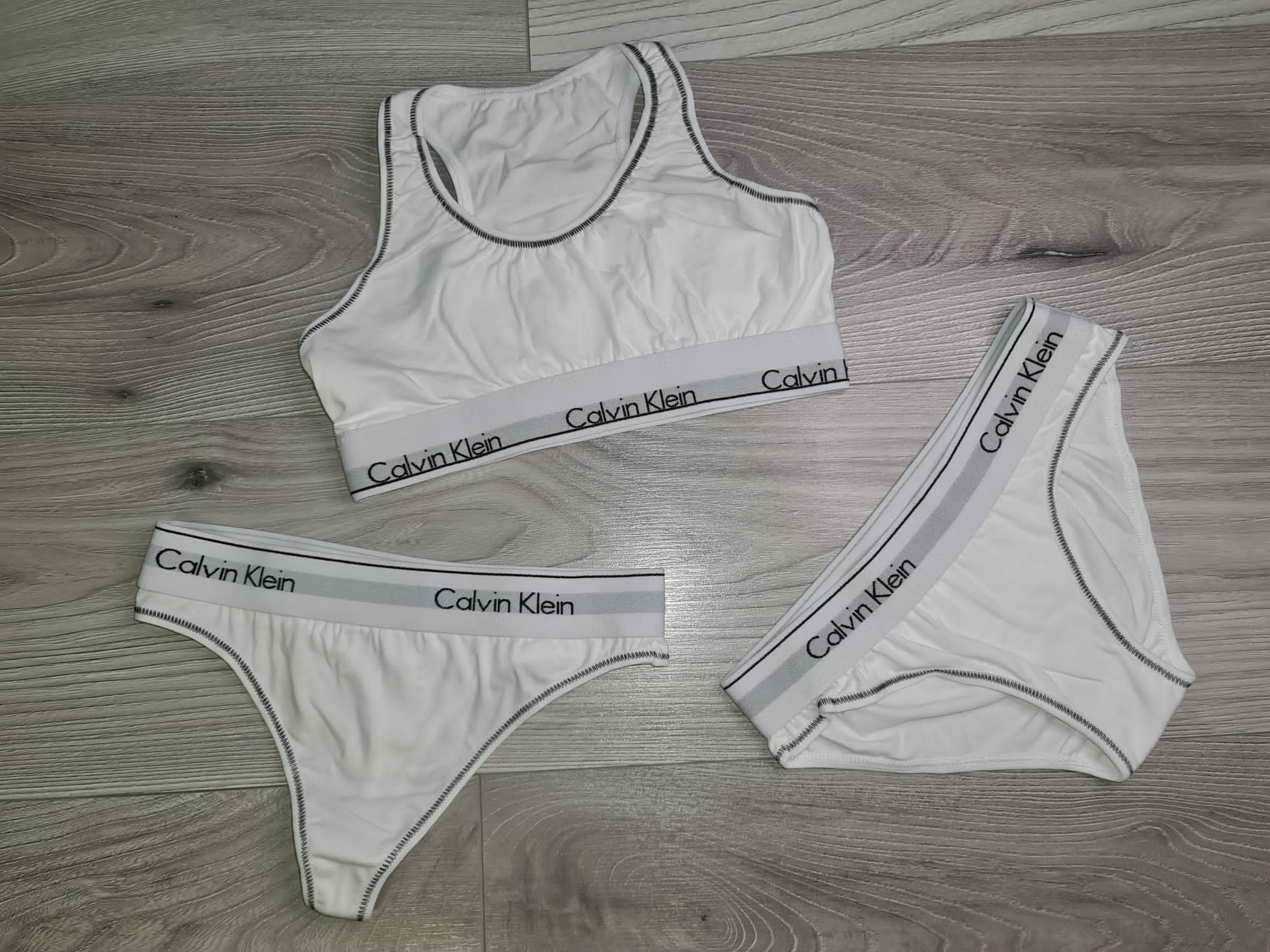 Bustiera sport, CALVIN KLEIN, Bumbac, Gri, XS