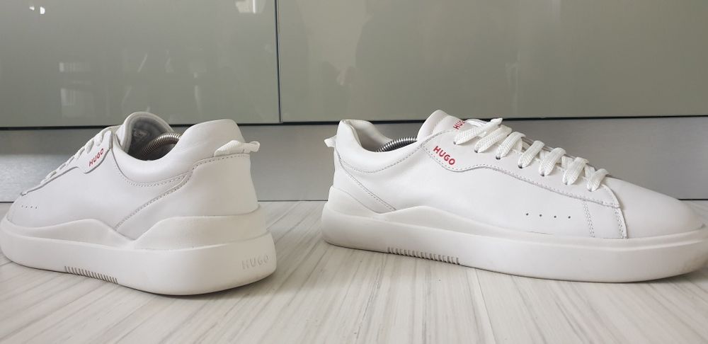 Hugo Boss HUGO Leather 42/26.5 - 27 см ОРИГИНАЛ Мъжки кец от ест. кожа