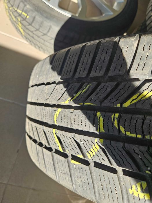 Audi A4 S4 B9 8W jantă aliaj originala R18 8W0601025ED - cauciucuri de iarna continental
