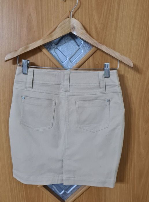 Утеплённые джинсы и юбка