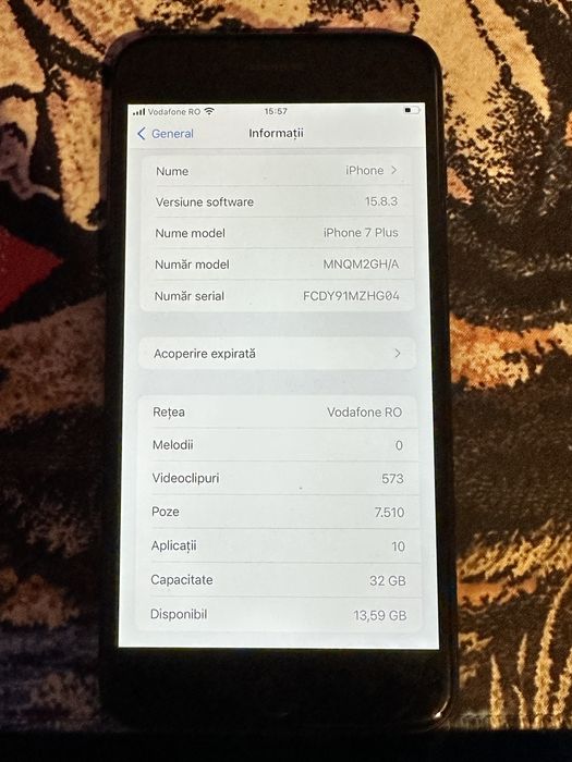 Iphone 7  Plus 32 GB Stare Buna