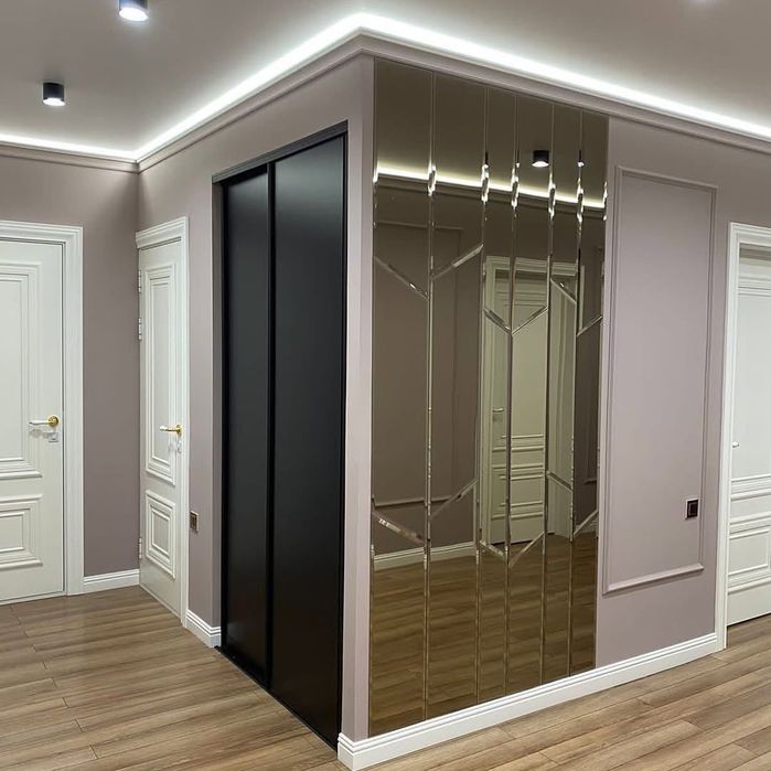 Душевые кабинка  ,Стекло,Зеркало