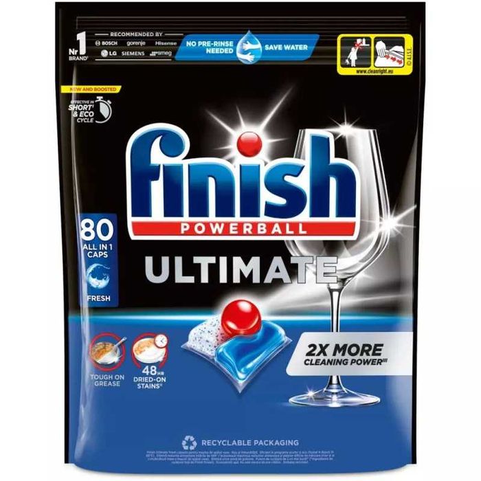 Finish detergent vase capsule Ultimate PowerBall 80buc
