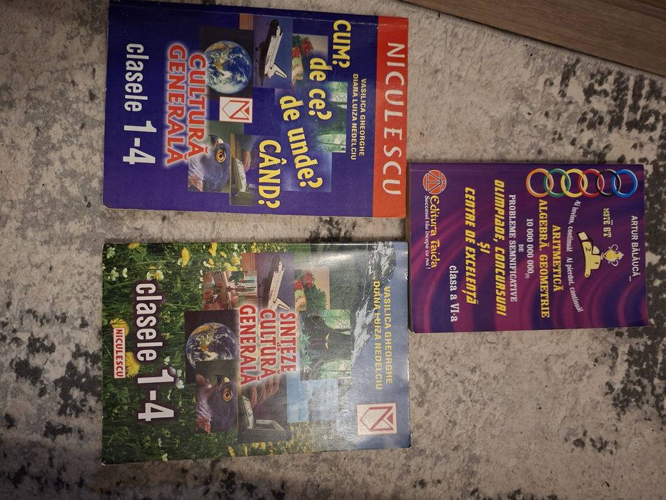 Lot 3 cărți cultura generala si culegere