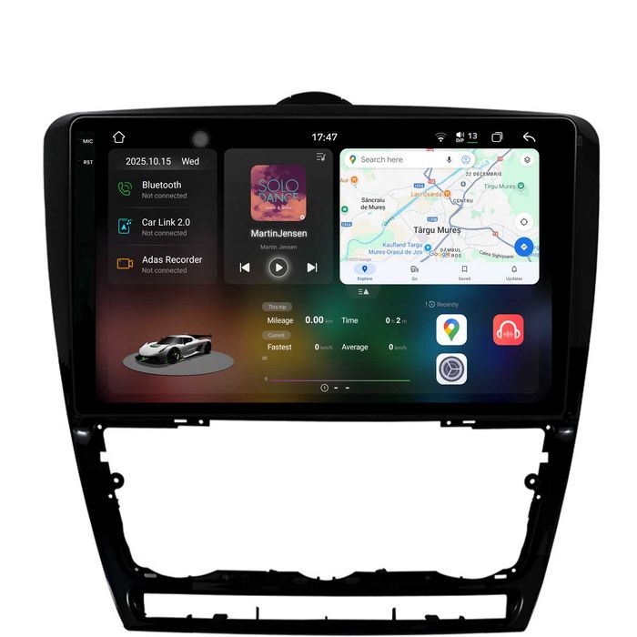 Navigatie Android Dedicata Skoda Octavia 2 (2004-2013) , WiFi, Carplay