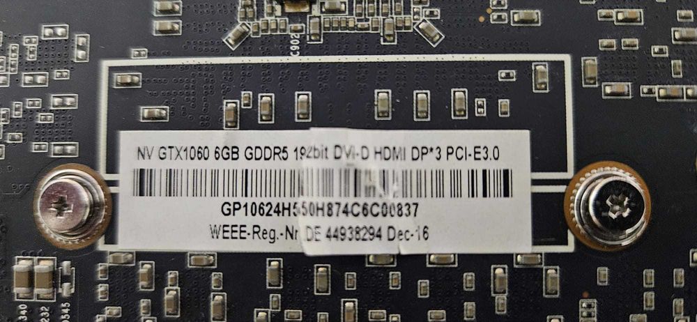 Placa video GTX 1060 6GB
