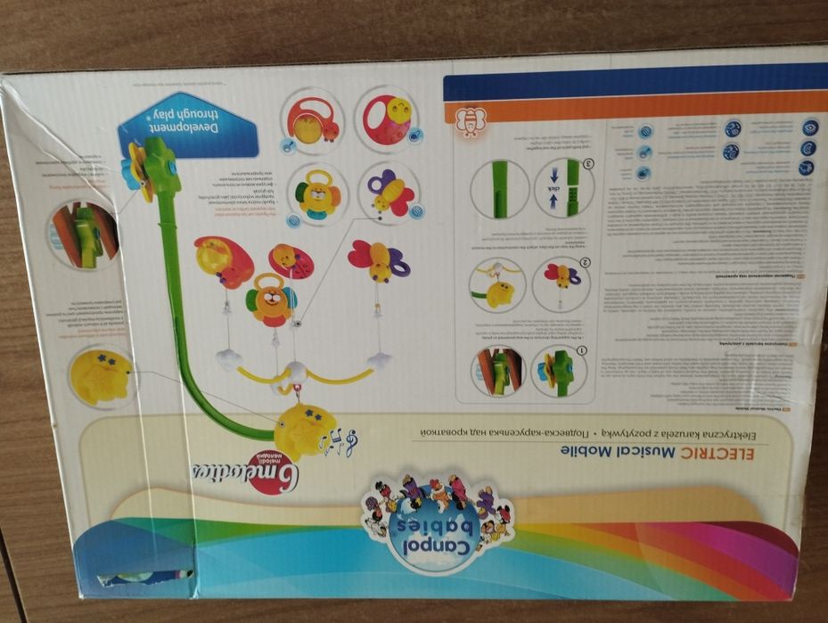 Музикална въртележка за детско легло