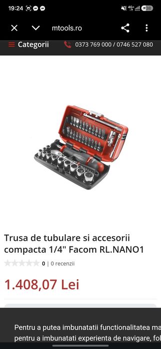 Trusa FACOM R-nano 1/4