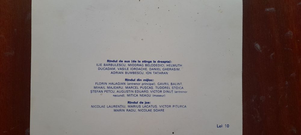 Poze fotografie Steaua Bucuresti 1986