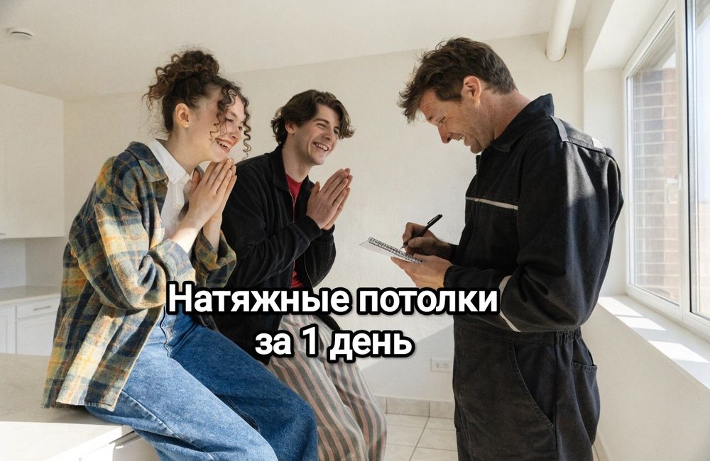 Натяжные потолки в Спальню и Детскую. Эко-полотна. Астана