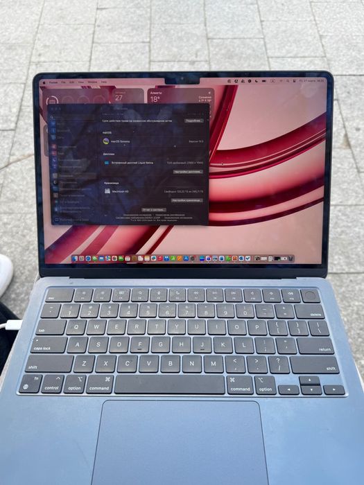 macbook air М2, 256 гб, 98% емкость