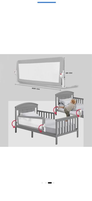 Nou Protecție pat copii barieră laterală margine