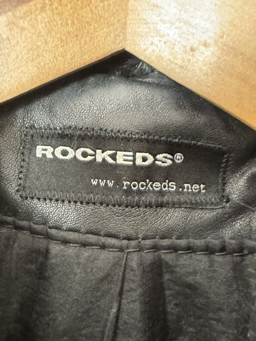 Rockeds кожено палто