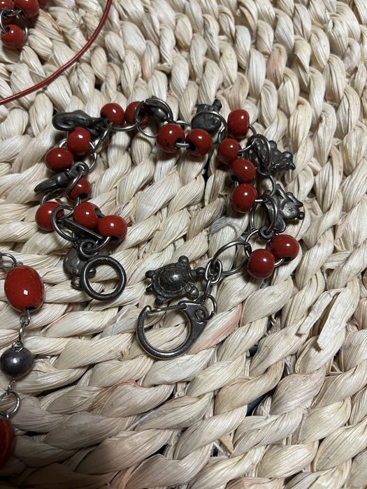 Комплект бижута-обици, колие , гривна