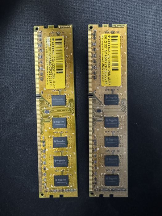Ddr 3 2gb x 2 1333Mhz