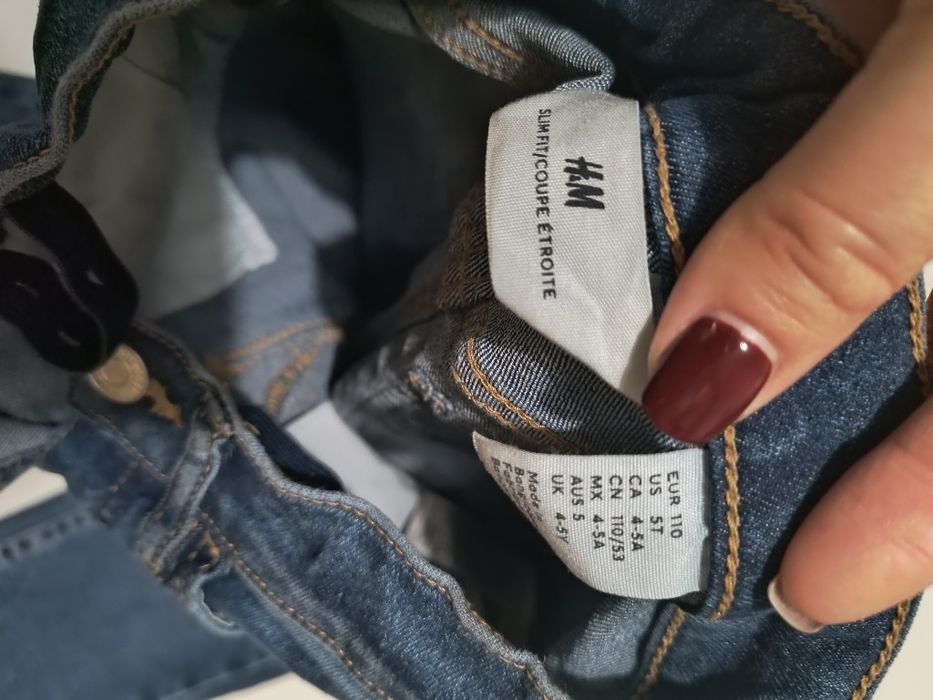 Set 3 perechi de blugi băiețel H&M mărimea 104 și 110 impecabili