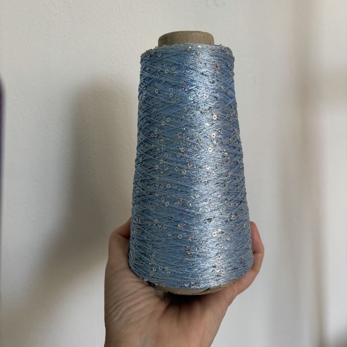 Продам пряжу с пайетками