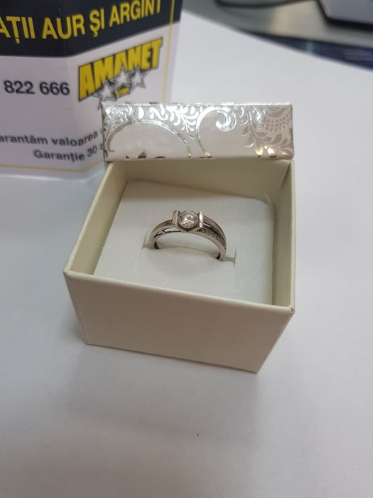 Inel Aur Alb 14K 2.29gr (m1)