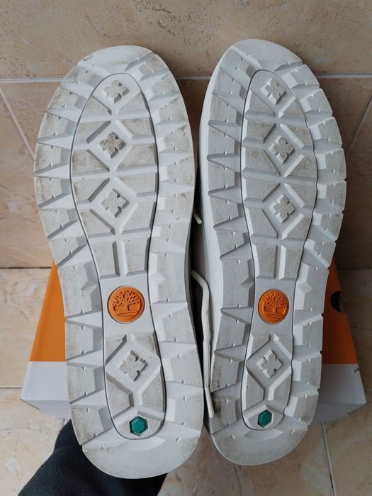 timberland Maple Grove Trainer for Men in White - мъжки кожени кецове
