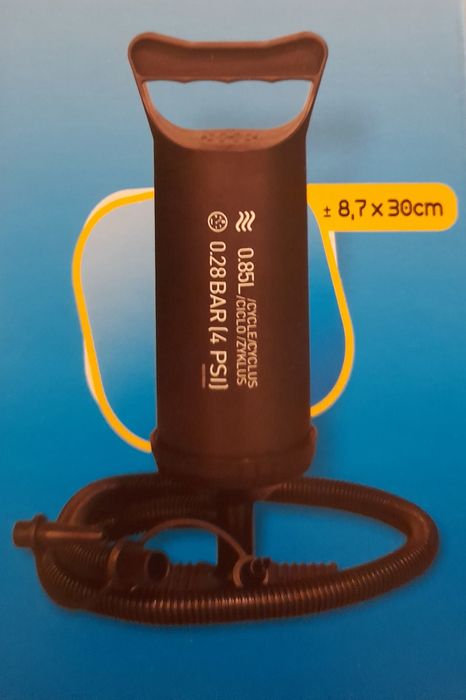 Pompă aer, manuală pt saltele, mingi, piscine, fotolii