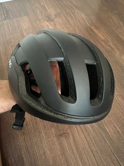 Cască ciclism șosea/gravel POC Omne Air MIPS negru mat impecabilă, M