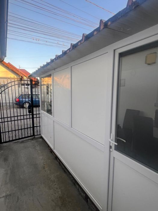 Spatiu modular termopan 3,5 m x 5m-podea metalica, acoperis, tot i