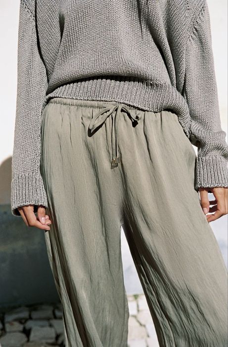 Pantaloni Zara, gri