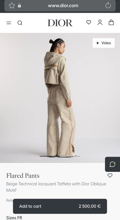 Луксозен дамски екип Christian Dior Oblique – нов, 36