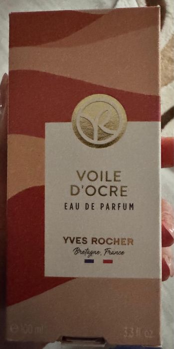 Apă de parfum Yves Rocher, Voile D’Ocre.  Nou, nefolosit. 100 ml