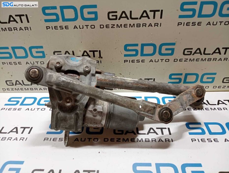 Ansamblu Motoras cu Brat Brate Stergator Stergator Stanga Fata Parbriz Volkswagen Touran 2003 - 2010 Cod 1T0955119C 0390241785 1T0955023E 3397020665 [M6225]