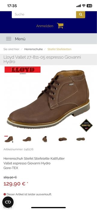 Ghete imblanite Lloyd Varus Gore-tex marimea 42 (8)