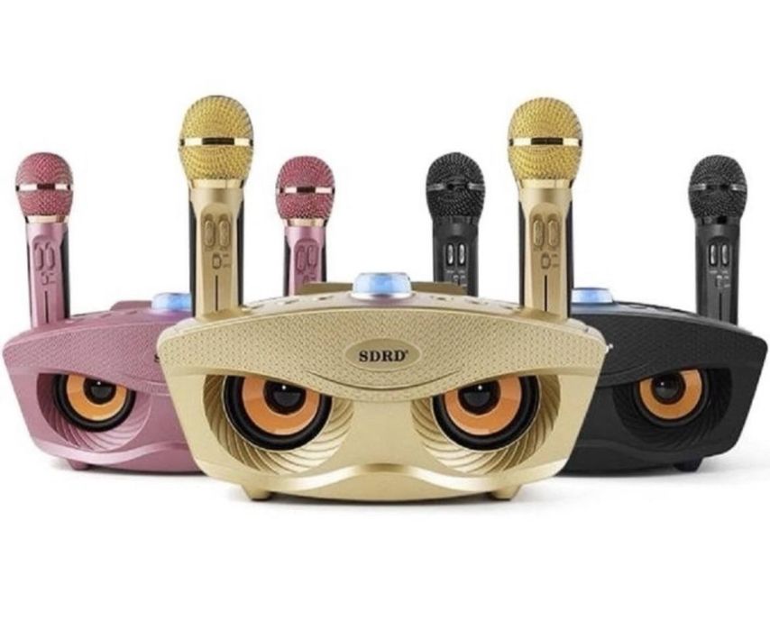 Караоке колонка с микрофоном