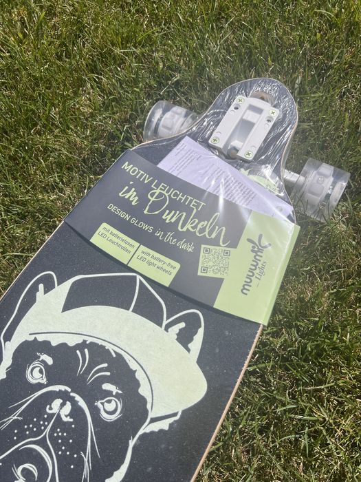 Placa Muuwmi Lights Longboard GLOW ABEC 7 Pablo