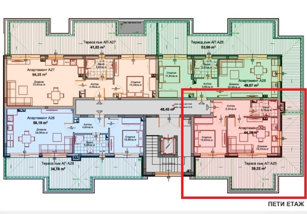 Двустаен апартамент в гр. Айтос - 92,84 кв.м.