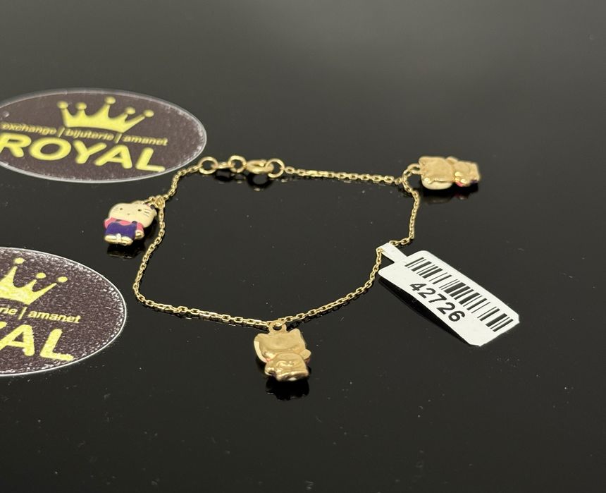 Bijuteria ROYAL : Bratara copil AUR 14K / 1.73 GR