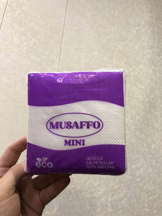 Optom narxlarda salfetkalar