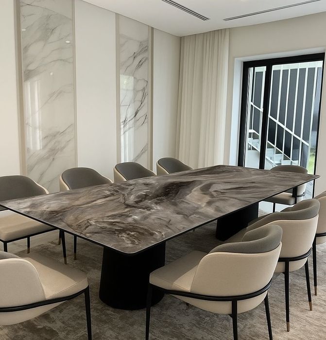 Стол из HPL-панелей для гостинной